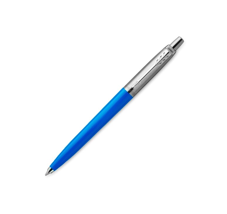 Шариковая ручка Parker Jotter ORIGINALS BLUE CT, стержень: M blue ЭКО-УПАКОВКА