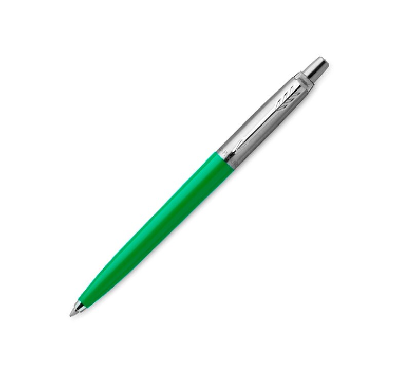 Шариковая ручка Parker Jotter ORIGINALS GREEN CT, стержень: M blue ЭКО-УПАКОВКА