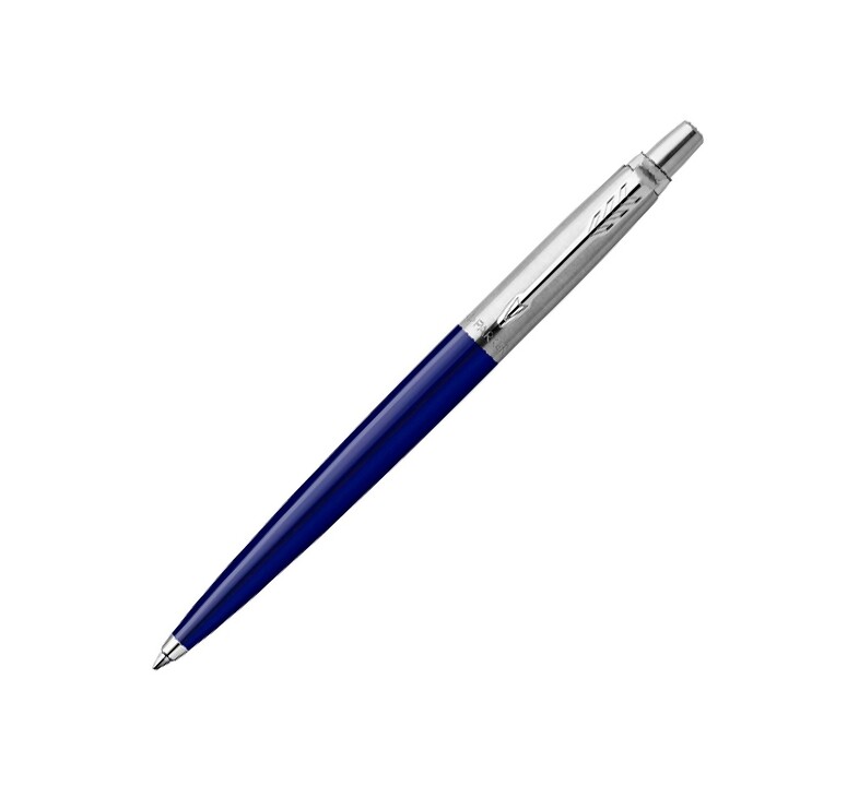 Шариковая ручка Parker Jotter ORIGINALS NAVY BLUE CT (2747C), стержень: M blue ЭКО-УПАКОВКА