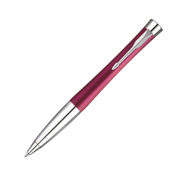 Шариковая ручка Parker Urban Vibrant Magenta CT, стержень: M, цвет чернил: blue, в подарочной упаковке.