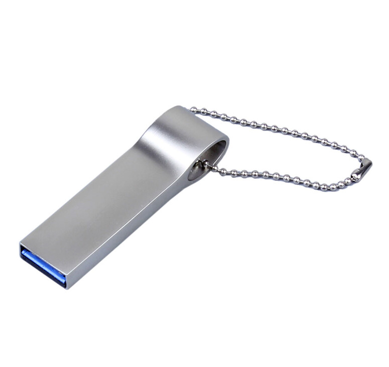 USB 3.0-флешка на 16 Гб с мини чипом, компактный дизайн, боковое отверстие для цепочки