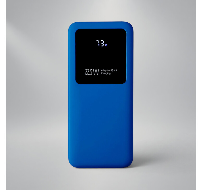 Внешний аккумулятор Kris soft touch, 10000mAh (Синий)