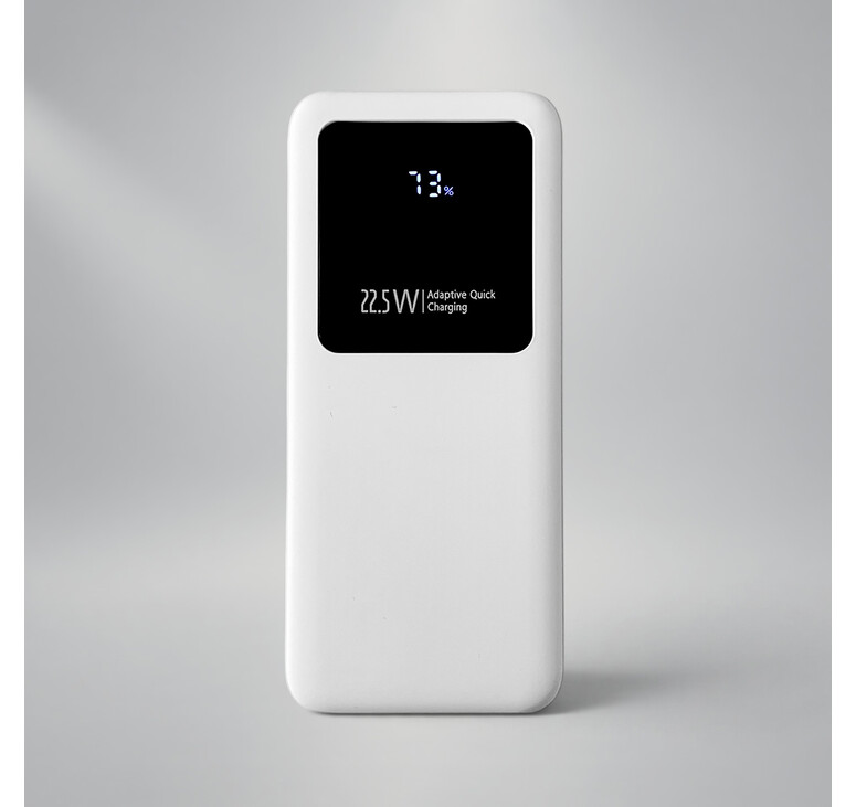 Внешний аккумулятор Kris soft touch, 10000mAh (Белый)