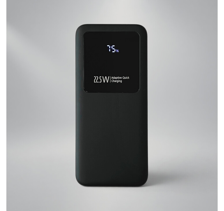 Внешний аккумулятор Kris soft touch, 10000mAh (Чёрный)