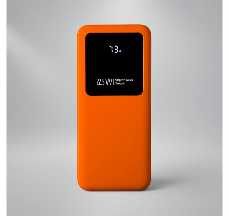 Внешний аккумулятор Kris soft touch, 10000mAh (Оранжевый)