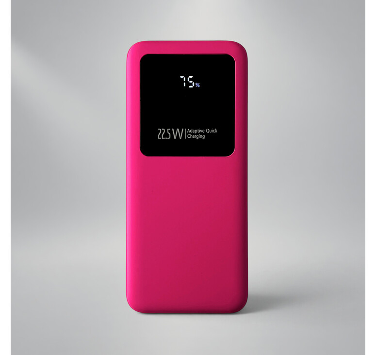 Внешний аккумулятор Kris soft touch, 10000mAh (Розовый)
