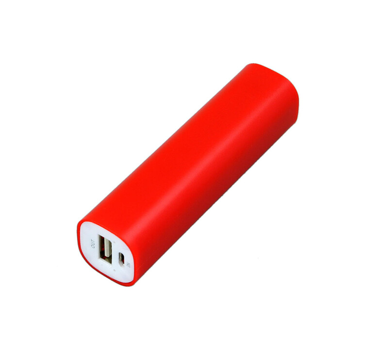 PB030 Универсальное зарядное устройство power bank  прямоугольной формы. 2200MAH. Красный
