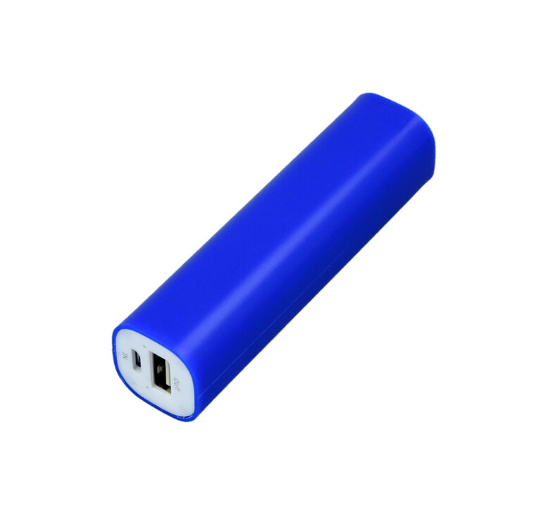 PB030 Универсальное зарядное устройство power bank  прямоугольной формы. 2600MAH. Синий