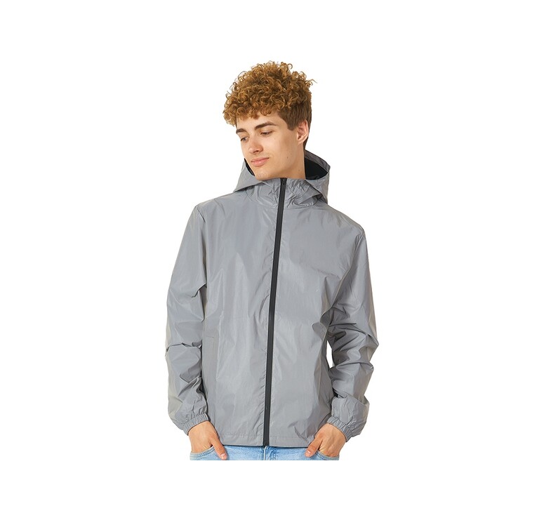 Ветровка светоотражающая 2XL, серебристый