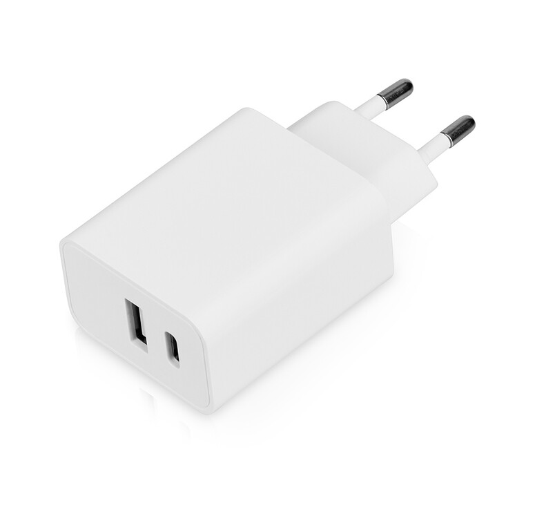 Сетевое зарядное устройство c выходами USB-A и USB-C «Recharger», 10 Вт, белый