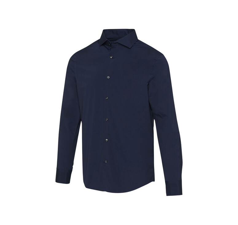 Carnelian мужская рубашка из поплина - Navy Blue