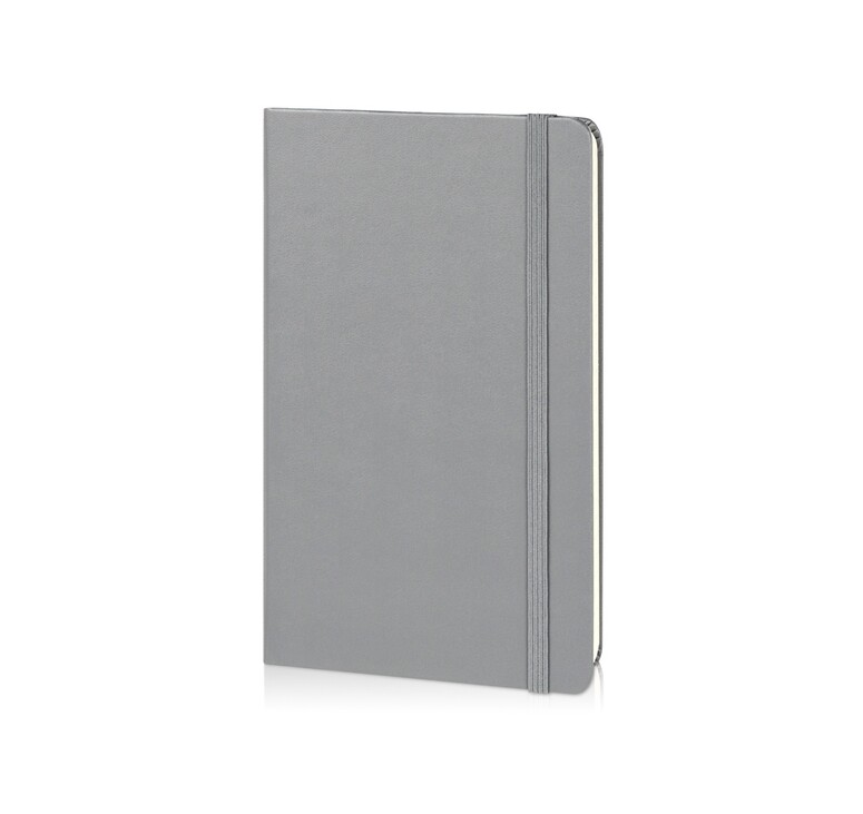 Записная книжка Moleskine Classic (в линейку) в твердой обложке, Medium (11,5x18 см), серый