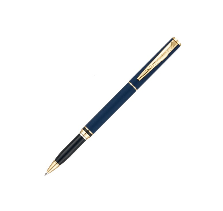 Ручка 2 в 1 шариковая и перьевая Pierre Cardin коллекция «2 в 1 | COMBI PEN». Корпус - латунь. Материал клипа - сталь. Цвет - синий. Упаковка Е