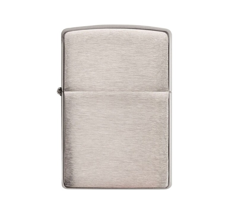 Зажигалка ZIPPO Armor™ c покрытием Brushed Chrome, латунь/сталь, серебристая, матовая, 38x13x57 мм