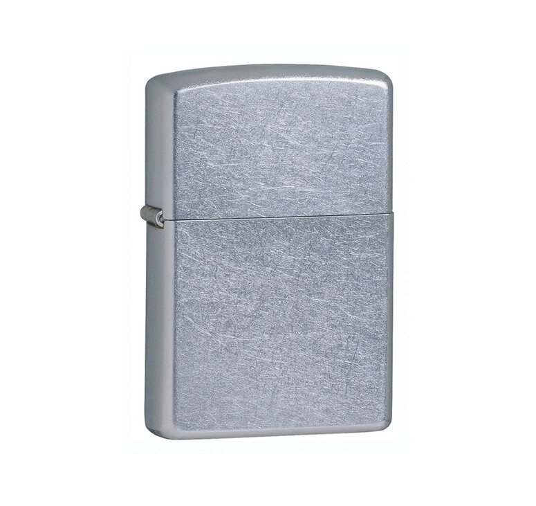 Зажигалка ZIPPO Classic с покрытием Street Chrome™, латунь/сталь, серебристая, матовая, 38x13x57 мм