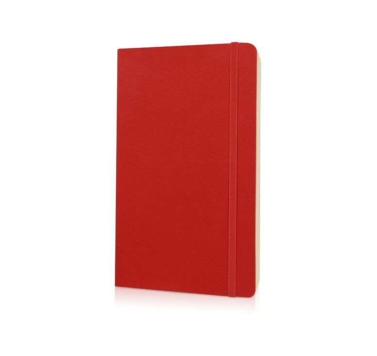 Записная книжка Moleskine Classic Soft (в линейку), Large (13х21см), красный
