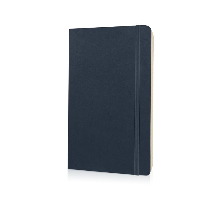 Записная книжка Moleskine Classic Soft (в линейку), Large (13х21см), сапфировый синий