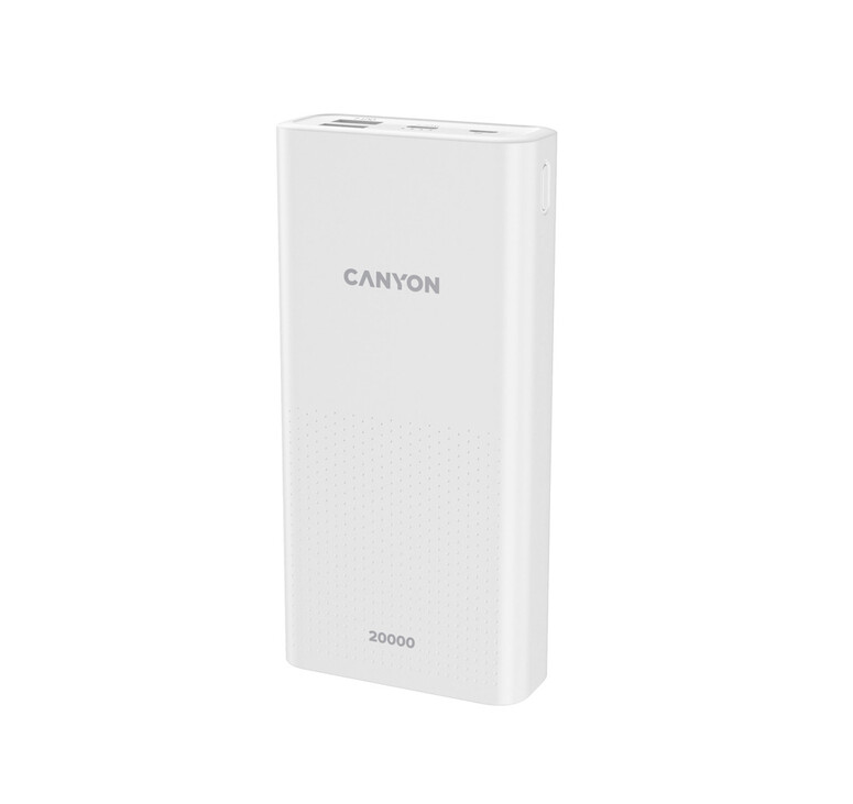 Портативный аккумулятор Canyon PB-2001 (CNE-CPB2001W), белый