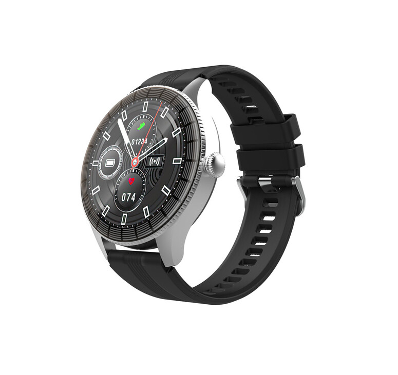 Умные часы HIPER IoT Watch GTR, черный/голубой