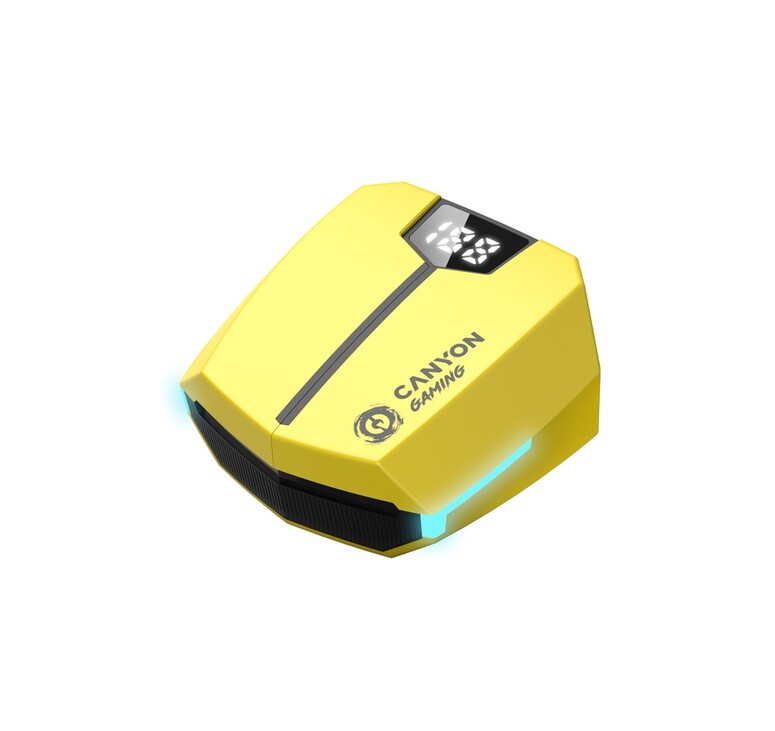 Игровая гарнитура Canyon DoubleBee GTWS-2, желтый (CND-GTWS2Y)