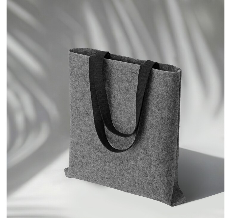 Сумка для шопинга Felt из RPET-фетра, серый