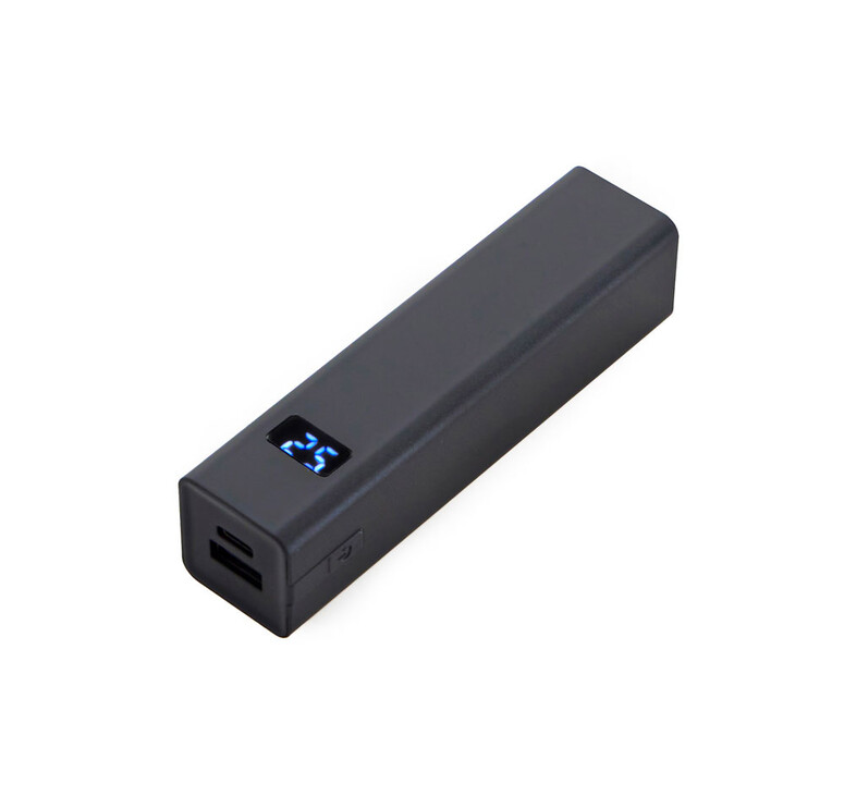 Внешний аккумулятор «Rail», 5000 mAh, черный