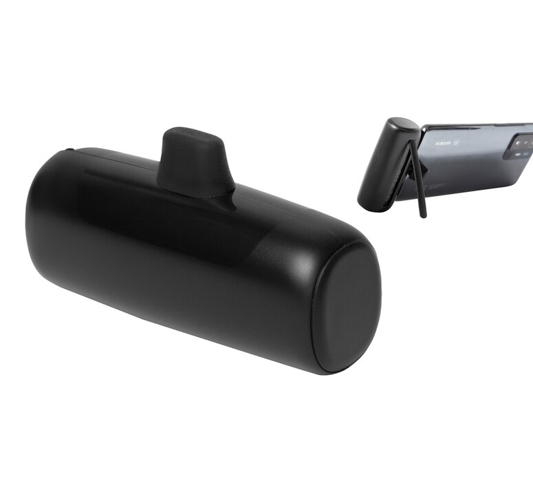 Внешний аккумулятор с разъёмом Type-C «Inject», 4000 mAh, черный