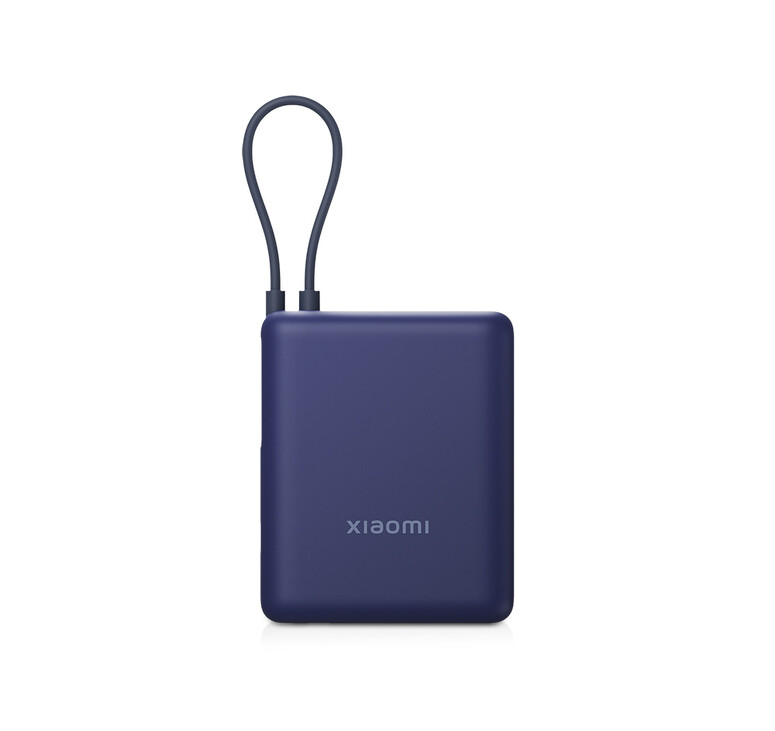 Внешний аккумулятор со встроенным кабелем Xiaomi 33W Power Bank 10000mAh (Integrated Cable) Ice Blue