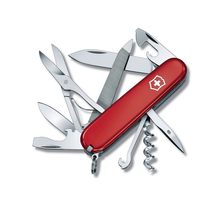 Нож перочинный VICTORINOX Mountaineer, 91 мм, 18 функций, красный
