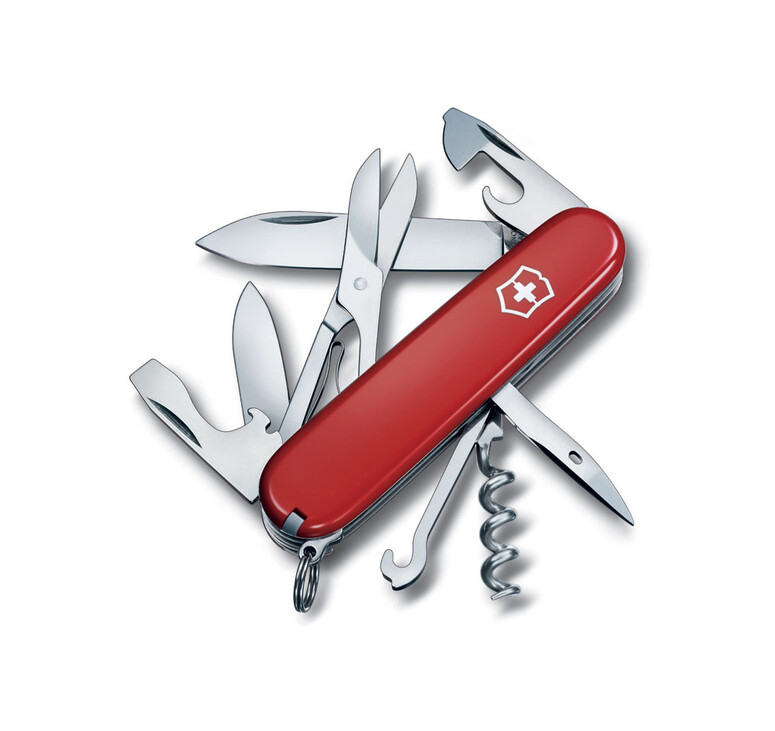 Нож перочинный VICTORINOX Climber, 91 мм, 14 функций, красный