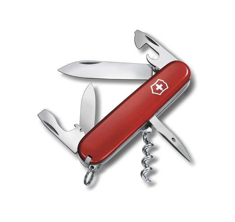 Нож перочинный VICTORINOX Spartan, 91 мм, 12 функций, красный