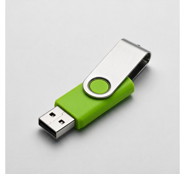 Флеш-карта USB 2.0 16 ГБ «Флэш С1», зеленое яблоко
