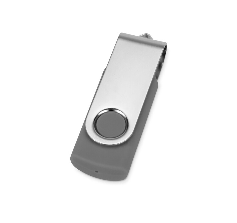 Флеш-карта USB 2.0 16 ГБ «Квебек», серый