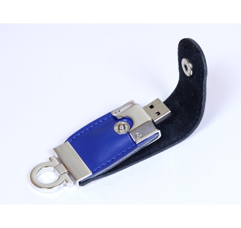 USB-флешка на 8 Гб в виде брелка, синий