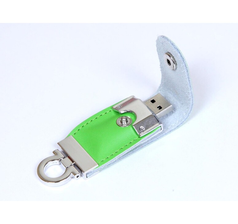 USB-флешка на 8 Гб в виде брелка, зеленый