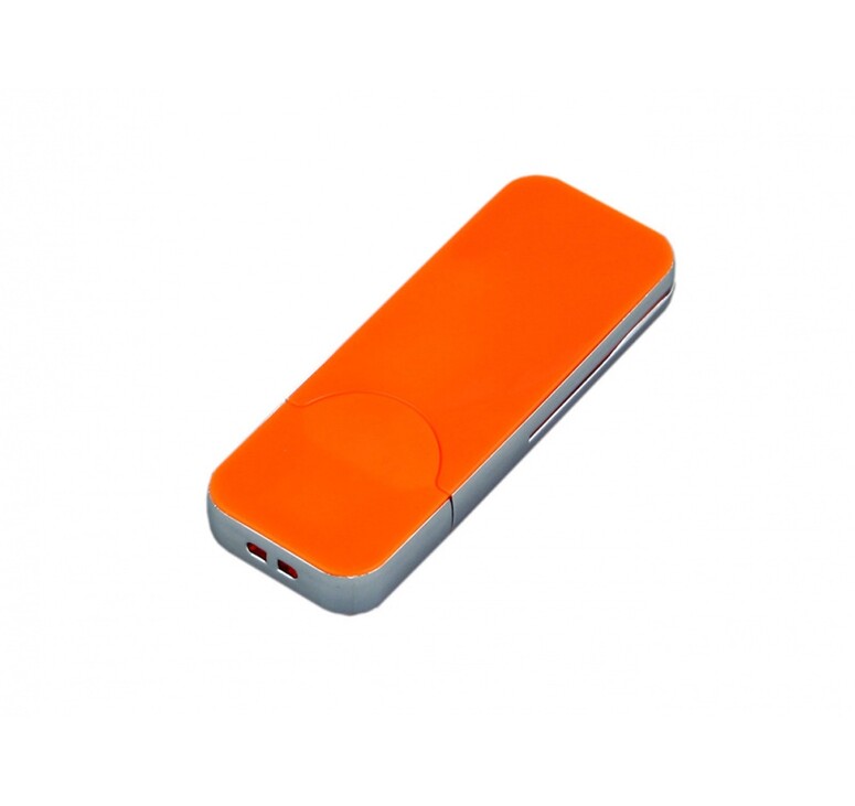 USB-флешка на 16 Гб в стиле I-phone, прямоугольнй формы, оранжевый