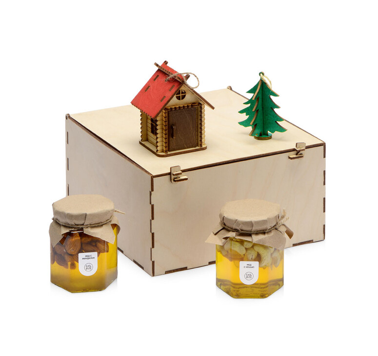 Подарочный набор «Decoration Deluxe» с двумя видами меда