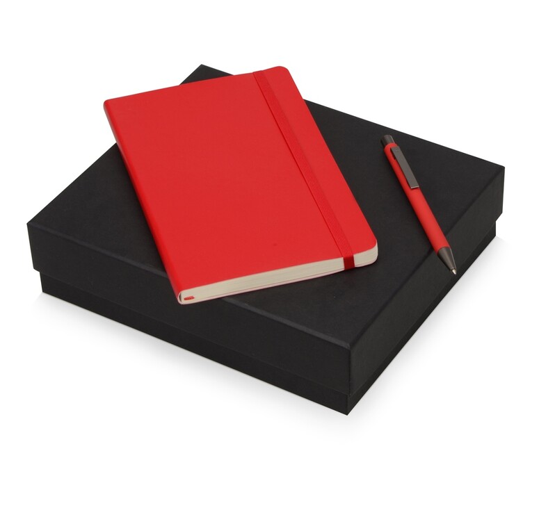 Подарочный набор Moleskine Van Gogh с блокнотом А5 Soft и ручкой, красный