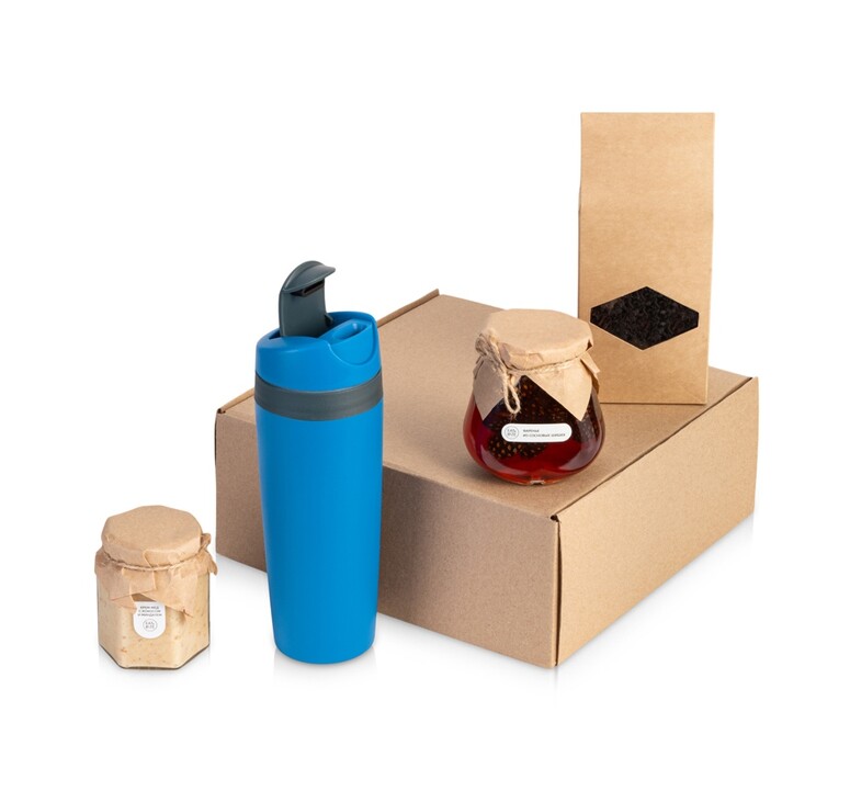 Подарочный набор Tea Cup Superior Honey 2.0, синий