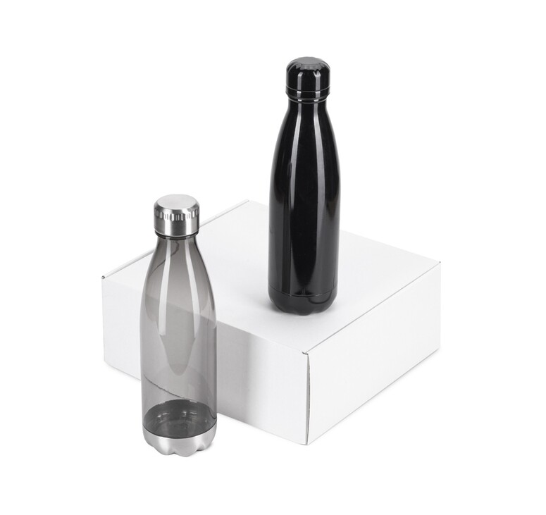 Подарочный набор с термосом и бутылкой «Bottle set», черный