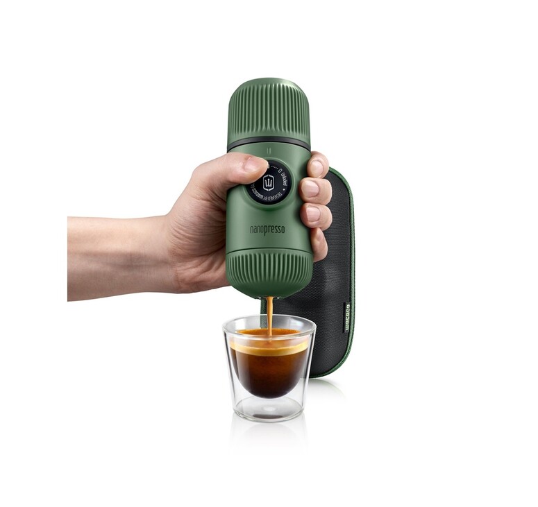 Ручная мини-кофемашина (WACACO Nanopresso) WCCMSGR (Ручная мини-кофемашина цв. Moss Green)