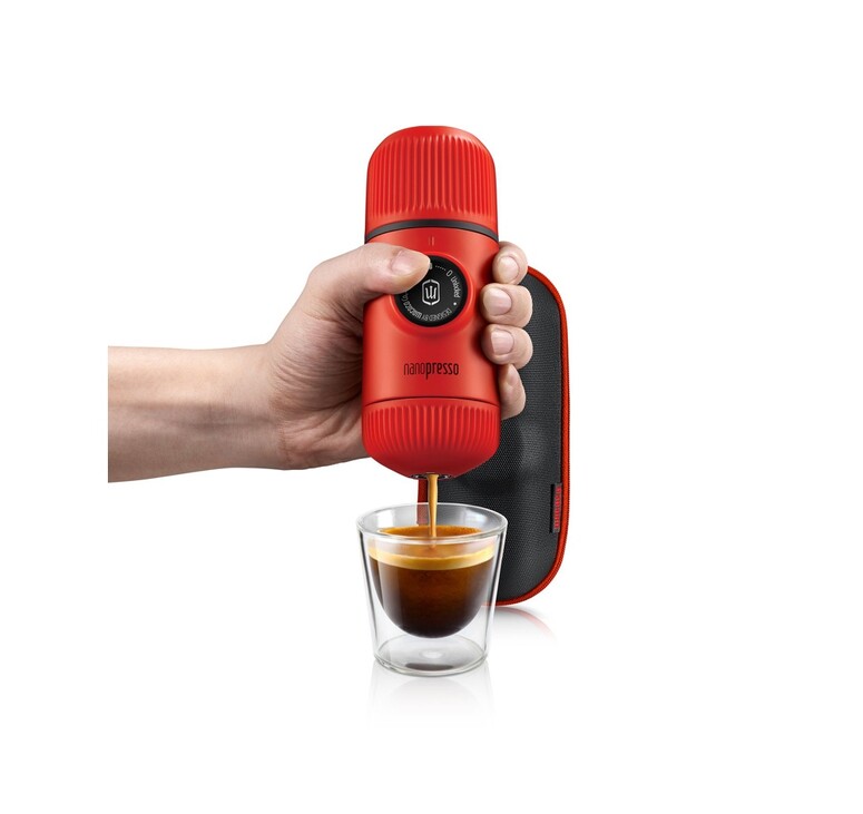 Ручная мини-кофемашина (WACACO Nanopresso) WCCLVRD (Ручная мини-кофемашина цв. Lava Red)