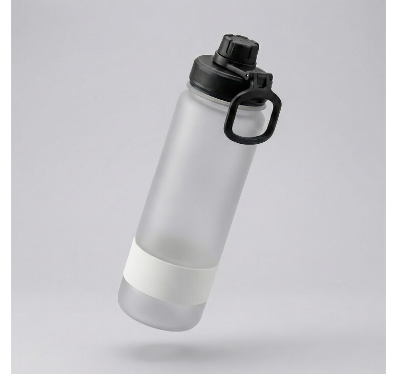 Бутылка «Misty» с ручкой, 850 мл, белый