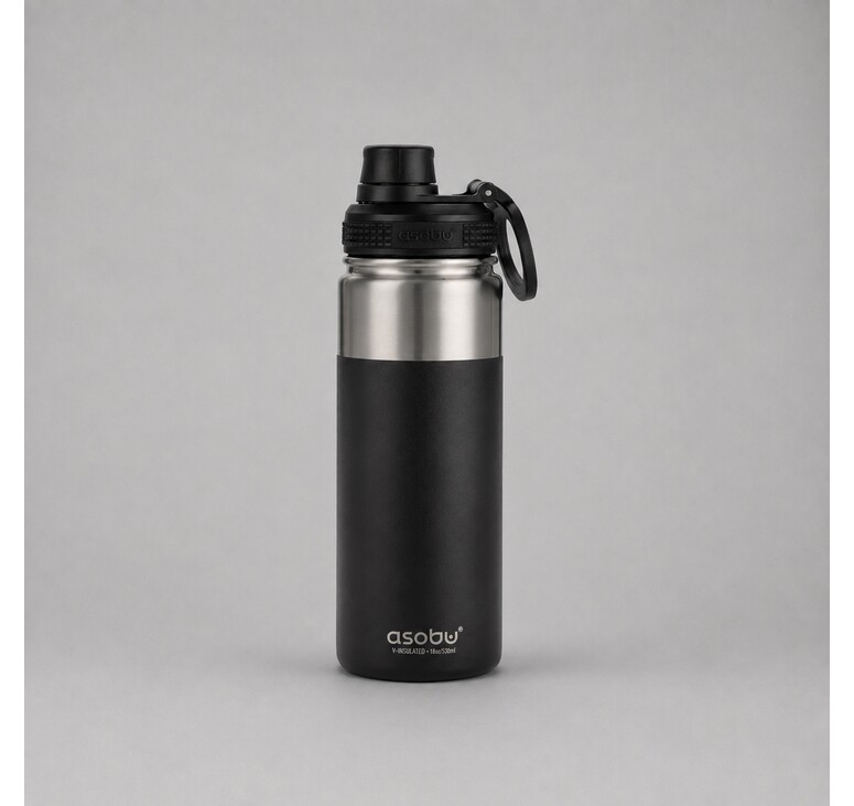 Вакуумная термобутылка «ALPINE FLASK», 530 мл, черный