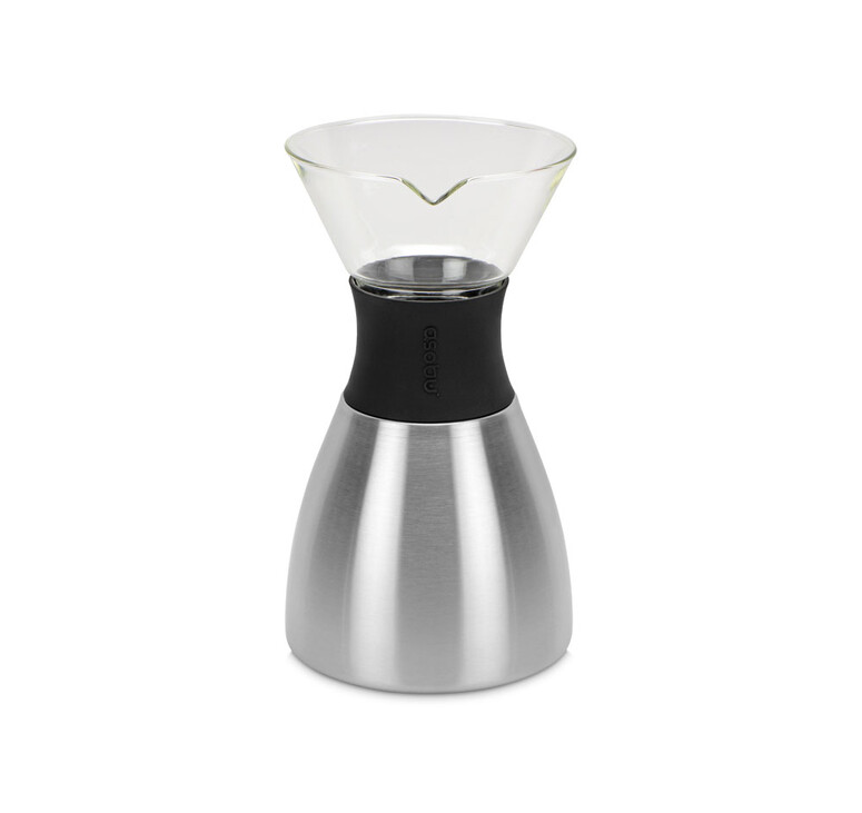 Кофеварка POUR OVER, 1000 мл, серебристый/черный
