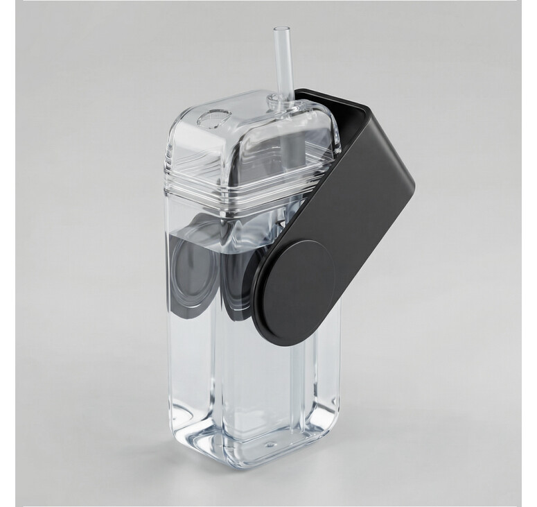 Бутылка для воды JUICY DRINK BOX, черный