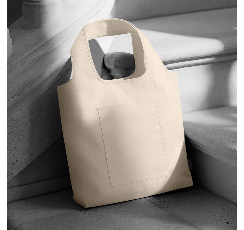 Сумка-шоппер Vest из хлопка 340 г/м2, натуральный