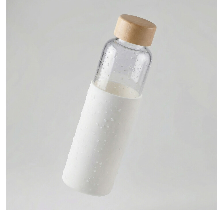 Бутылка для воды стеклянная 