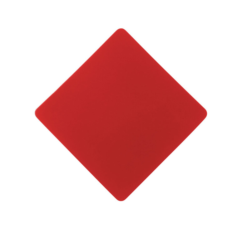 ПАТЧ РОМБ soft-touch (красный) 7,6 х 7,6 см