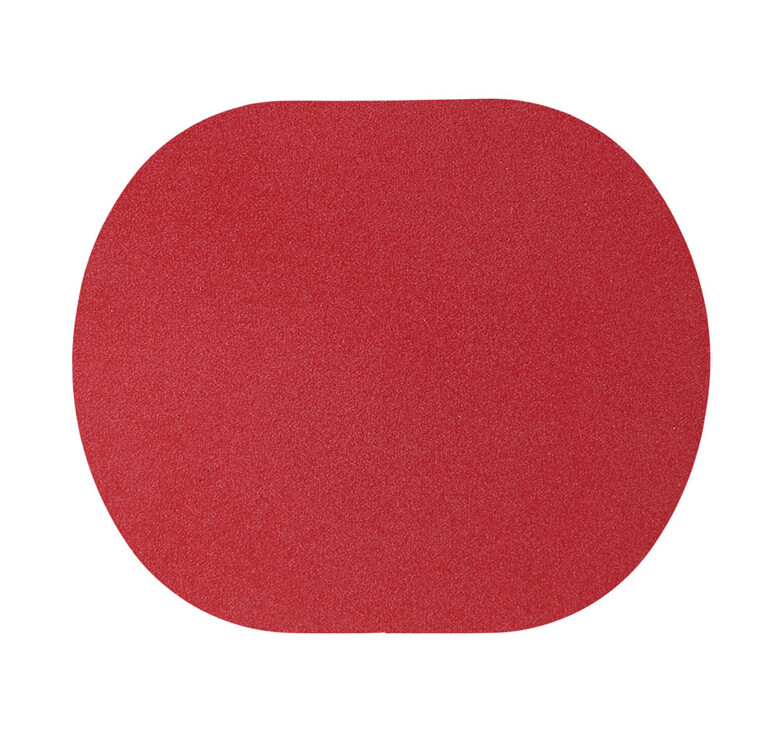 ПАТЧ ОВАЛ nubuk (красный) 6,0 х 5,0 см